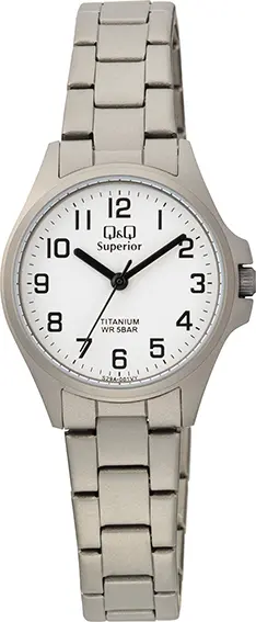 Γυναικείο αναλογικό ρολόι Q&Q Superior Titanium - S29A-001VY