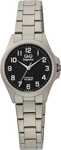 Ceas analogic de damă Q&Q Superior Titanium - S29A-002VY - 1
