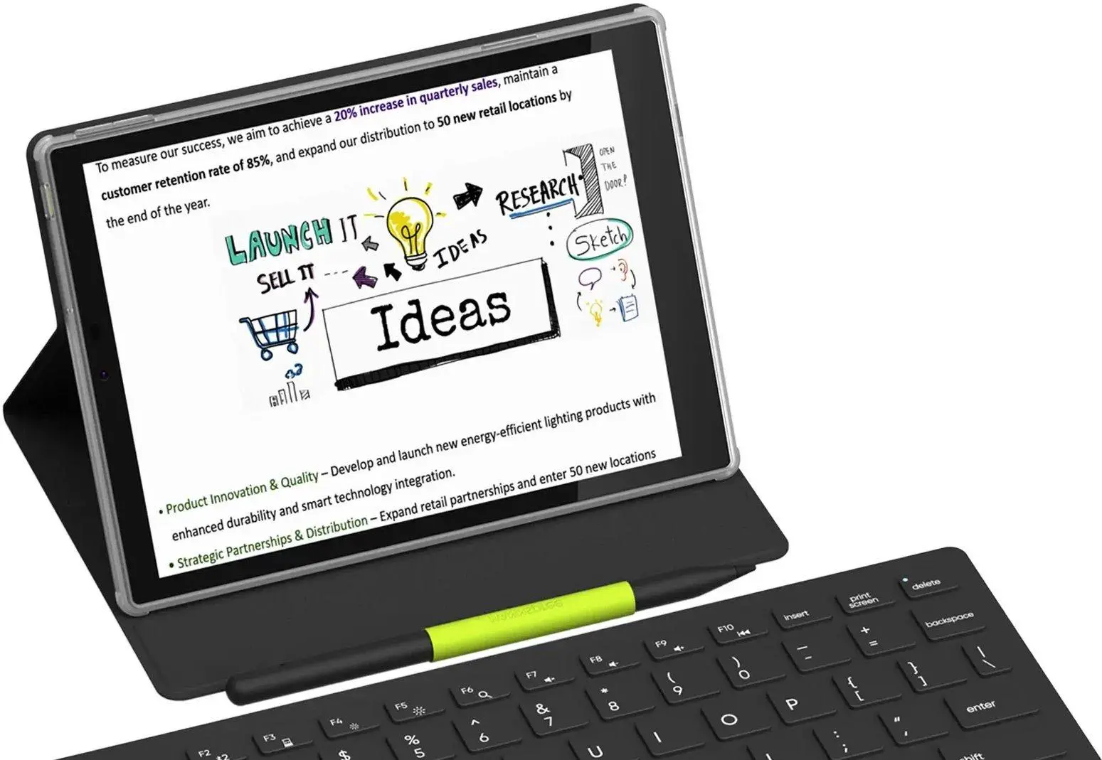 Таблет и четец Hannspree Lumo Paper 7.8", 64 GB, в комплект с калъф Smart Folio - image 6