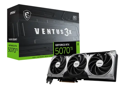 Видео карта, MSI RTX5070TI 16G VENTUS 3X