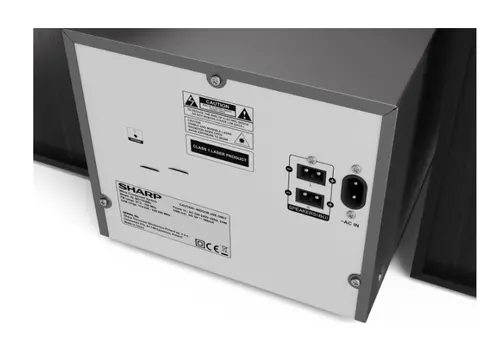 Аудио система, Sharp Audio Systems XL-B517D(BK), HI-FI MICRO SYSTEM, 45W total max power output, DAB+ and FM tuner with RDS, Bluetooth v5.0, CD player, USB playback, 3.5mm Aux-in / line-in, Headphone jack, wooden speaker, Black - image 3