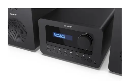 Аудио система, Sharp Audio Systems XL-B520D(BK), HI-FI MICRO SYSTEM, 40 (peak), DAB+/DAB and FM radio with RDS, Bluetooth v5.0, CD player, USB MP3 playback, 3.5mm Headphone jack / line-out, wooden speaker, Black - image 7
