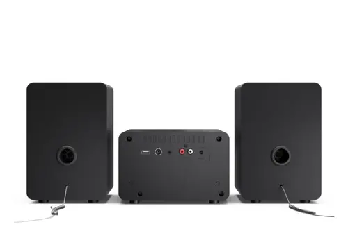 Аудио система, Sharp Audio Systems XL-B520D(BK), HI-FI MICRO SYSTEM, 40 (peak), DAB+/DAB and FM radio with RDS, Bluetooth v5.0, CD player, USB MP3 playback, 3.5mm Headphone jack / line-out, wooden speaker, Black - image 9