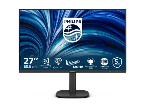 PHILIPS 27inch 2560x1440 120Hz IPS Flat H/A 150 MM TUV EyeSafe certified USB HUB SPEAKERS DPx1 HDMIx2 350cd/m2 TCO 10 - image 3