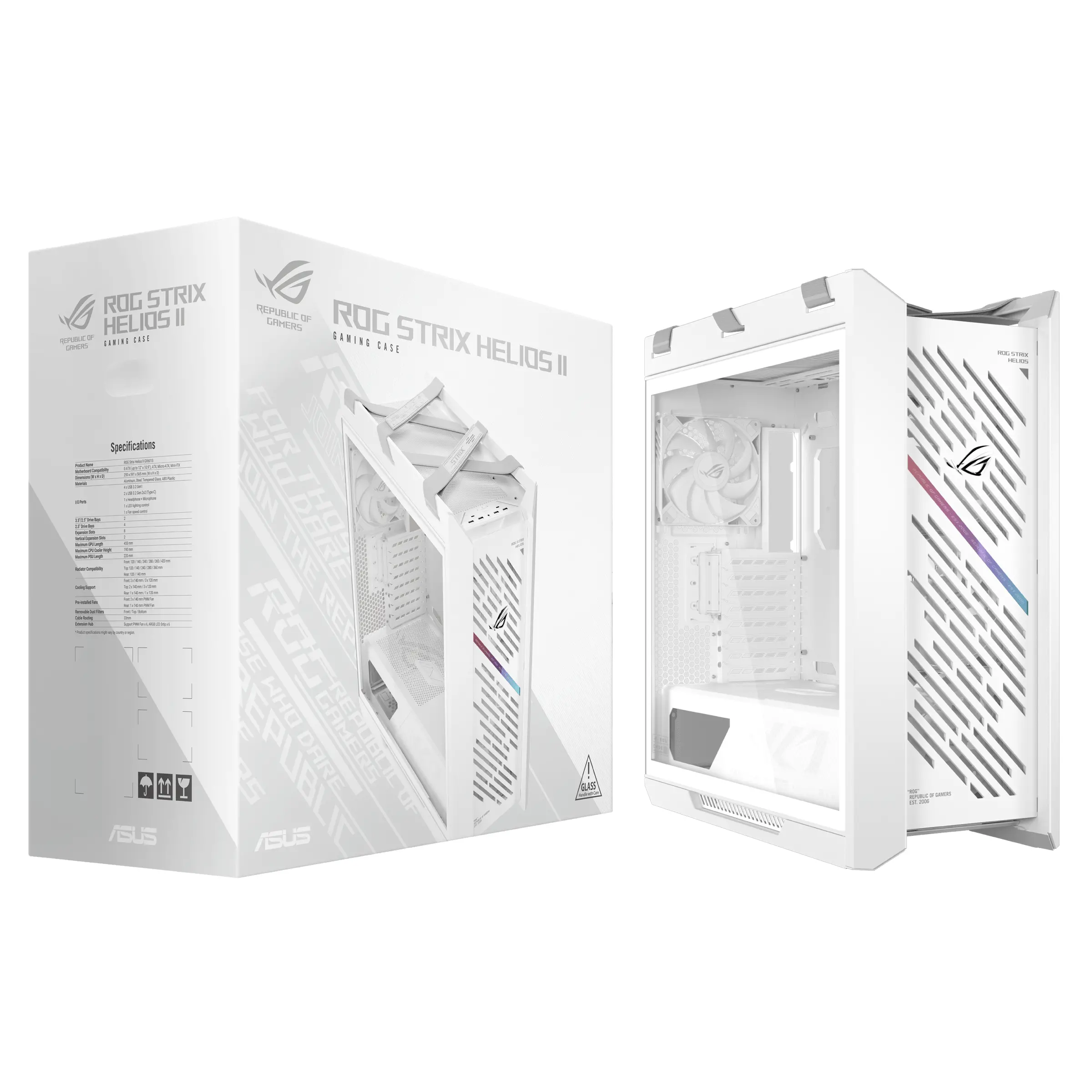 Κουτί υπολογιστή, Asus ROG Strix Helios II GX601S White - image 18