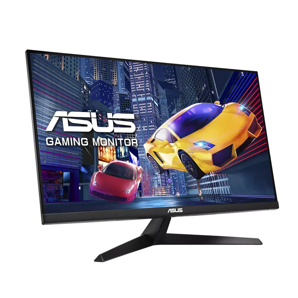 Монитор, Asus VY279HGR Eye Care Gaming Monitor, 27" FHD (1920 x 1080), IPS, 120Hz(OC), SmoothMotion, 1ms (MPRT), Adaptive Sync, Eye Care Plus technology, Blue Light Filter, Flicker Free, antibacterial treatment,Black - image 1