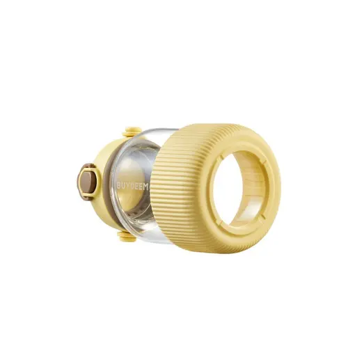 BUYDEEM Pop-Up Straw Glass Bottle 1L, model DG710, color Mellow Yellow - image 2