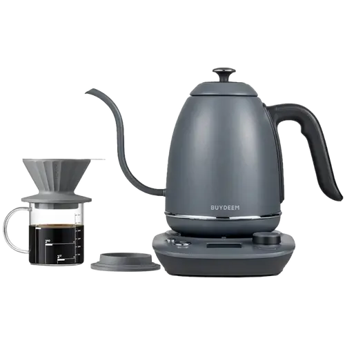 BUYDEEM Fierbător electric pentru cafea cu gât de lebădă, model K821, culoare Ink Grey EU - 1