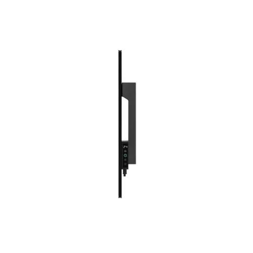 AENO Premium Eco Smart Quadro Wall Heater, 500W, 50x50 cm., Tempered glass, Infrared+convection heating type, LED display Plug type: Europe (E/F type), BLACK, , Made in Poland - image 1