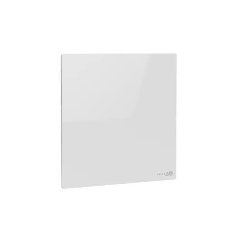 AENO Premium Eco Smart Quadro Wall Heater, 500W, 50x50 cm., Tempered glass, Infrared+convection heating type, LED display Plug type: Europe (E/F type), WHITE, Made in Poland - image 2