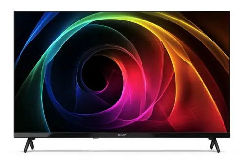 Телевизор, Sharp 32HA1205E, 32" LED HD 1366x768 HD Frameless, 100 000:1, DVB-T/T2/C/S/S2, Active Motion 100, Speaker 2x8W, Dolby Digital, CI+, 3xHDMI (ARC/CEC), 2xUSB, LAN, Video/Audio input (3 x RCA), Hotel Mode, E, 2 pole Stand - image 1