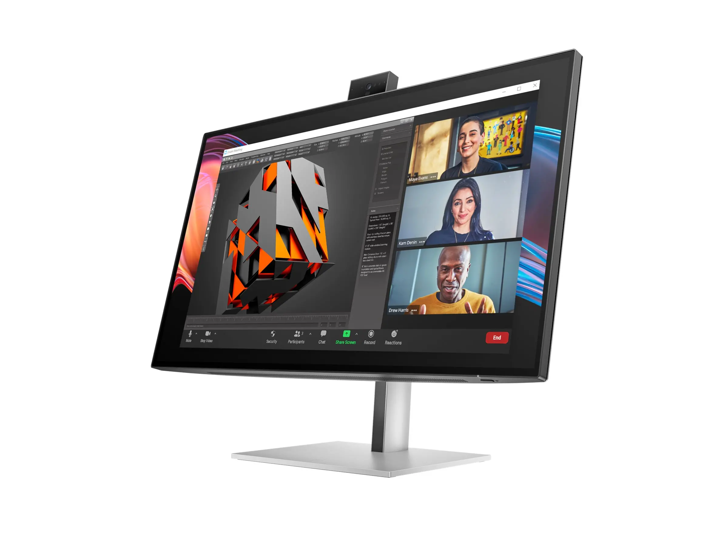HP Series 7 Pro 727pm 27inch IPS UHD 400nits 5ms HDMI DP USB Thunderbolt (EN) - image 2