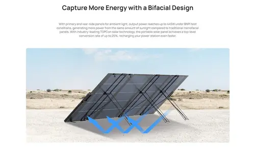 Ecoflow портативен соларен панел 400W Lightweight Portable Solar Panel - image 3