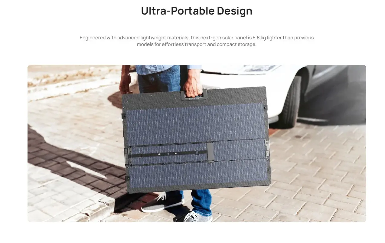 Ecoflow портативен соларен панел 400W Lightweight Portable Solar Panel - image 4