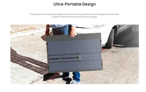 Ecoflow портативен соларен панел 400W Lightweight Portable Solar Panel - image 4