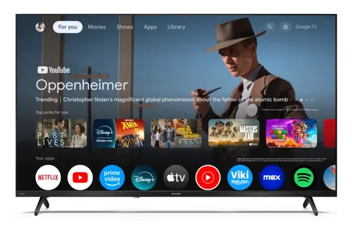 Телевизор, Sharp 40HF2265E, 40" LED GOOGLE TV, FHD 1920 x 1080, Frameless, 1 000 000:1, DVB-T/T2/C/S/S2, Speaker 2x8W, Dolby Digital, HDR10, Google Assistant, Google Cast, 3xHDMI (ARC/CEC)I, 3.5mm Headphone jack / line-out, USB, Wi-Fi, Bluetooth, LAN, CI+, Mini Com - image 2