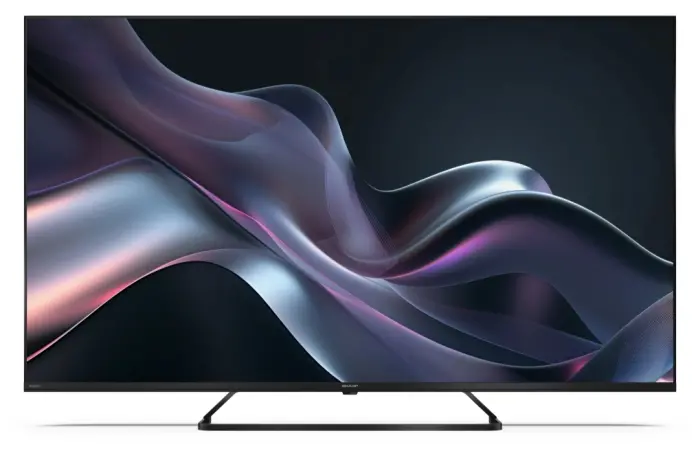 Телевизор, Sharp 55HP6265E, 55" QLED Google TV, 4K Ultra HD 3840x2160 Frameless, 1 000 000:1, AQUOS, DVB-T/T2/C/S/S2, Active Motion 1000, HDR10, Dolby Atmos, Dolby Vision, Google Assistant, Google Cast, HDMI 2.1 with eARC, 3.5mm Headphone jack / line-out, USB, Wi- - image 1