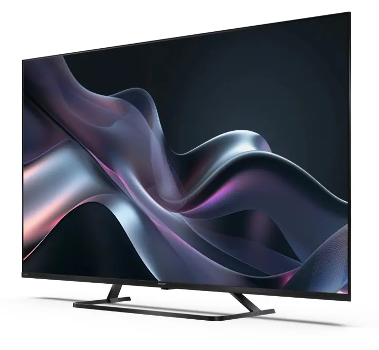 Телевизор, Sharp 55HP6265E, 55" QLED Google TV, 4K Ultra HD 3840x2160 Frameless, 1 000 000:1, AQUOS, DVB-T/T2/C/S/S2, Active Motion 1000, HDR10, Dolby Atmos, Dolby Vision, Google Assistant, Google Cast, HDMI 2.1 with eARC, 3.5mm Headphone jack / line-out, USB, Wi- - image 3