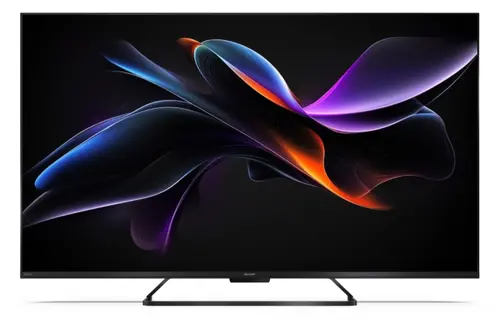 Телевизор, Sharp 50HR7265E, 50" QLED  GOOGLE TV, 4K 144Hz Quantum Dot 3840x2160 Frameless, AQUOS AI, DVB-T/T2/C/S/S2, Active Motion 1400, HDR10, Dolby Atmos, Dolby Vision, DTS:X, Google Assistant, HDMI eARC, Mini Composite/CVBS + Audio input, USB, Wi-Fi, Bluetooth, - image 1