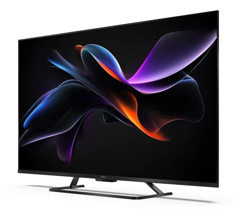Телевизор, Sharp 55HR7265E, 55" QLED  GOOGLE TV, 4K 144Hz Quantum Dot 3840x2160 Frameless, AQUOS AI, DVB-T/T2/C/S/S2, Active Motion 1400, HDR10, Dolby Atmos, Dolby Vision, DTS:X, Google Assistant, HDMI eARC, Mini Composite/CVBS + Audio input, USB, Wi-Fi, Bluetooth - image 3