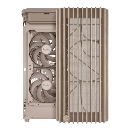 Кутия ASUS ProArt PA401 Wood Edition Beige - Mesh Panel - image 2