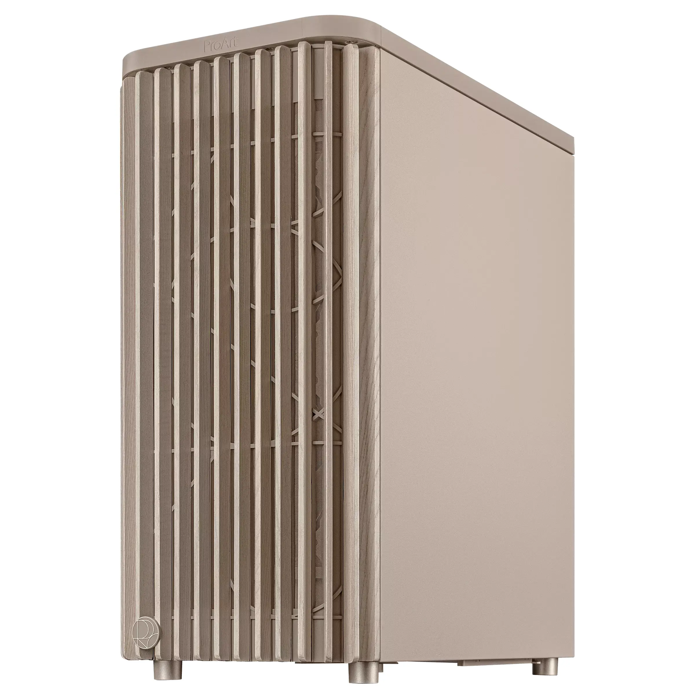 Кутия ASUS ProArt PA401 Wood Edition Beige - Mesh Panel - image 3