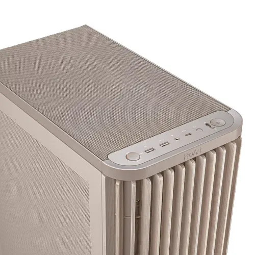 Кутия ASUS ProArt PA401 Wood Edition Beige - Mesh Panel - image 4