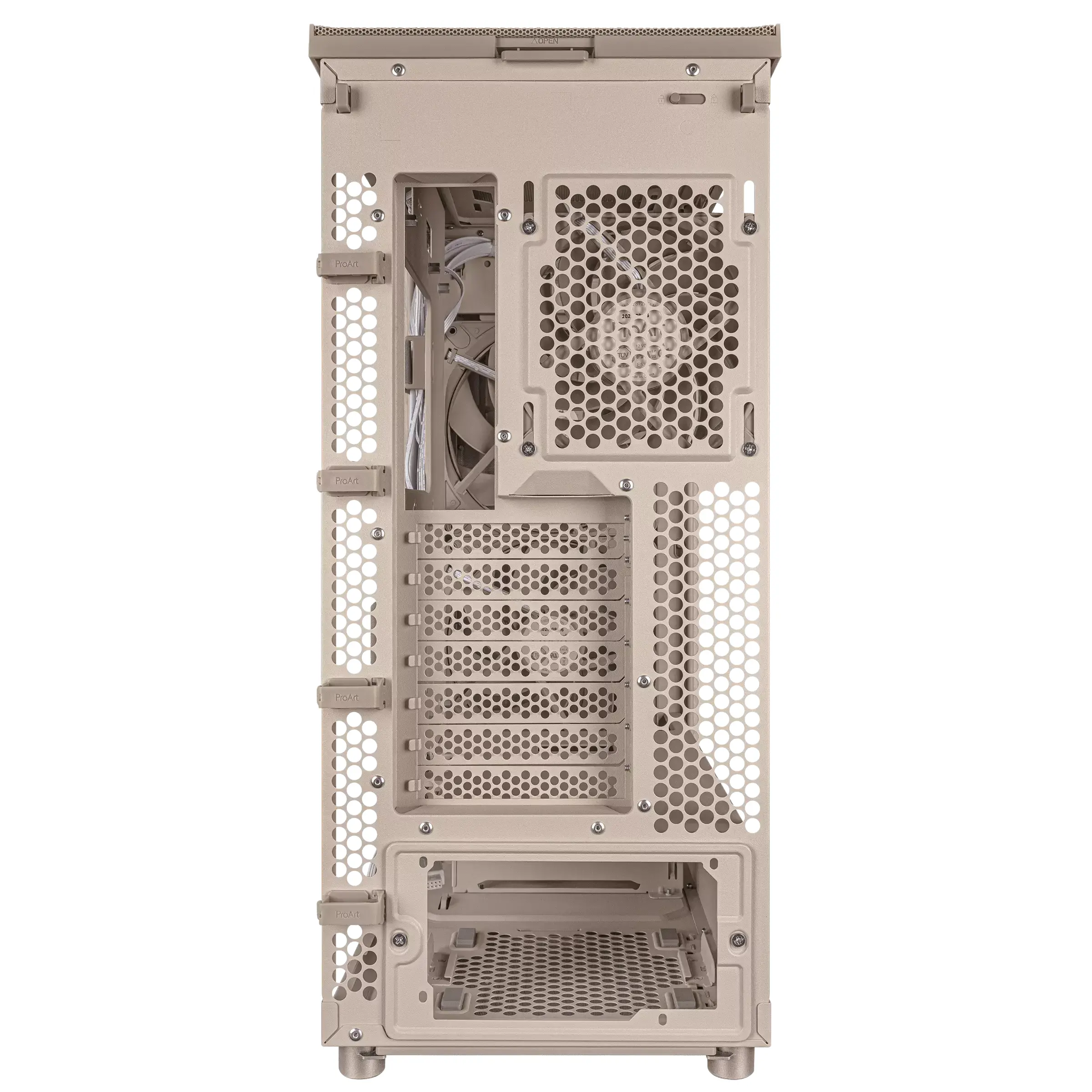 Кутия ASUS ProArt PA401 Wood Edition Beige - Mesh Panel - image 7