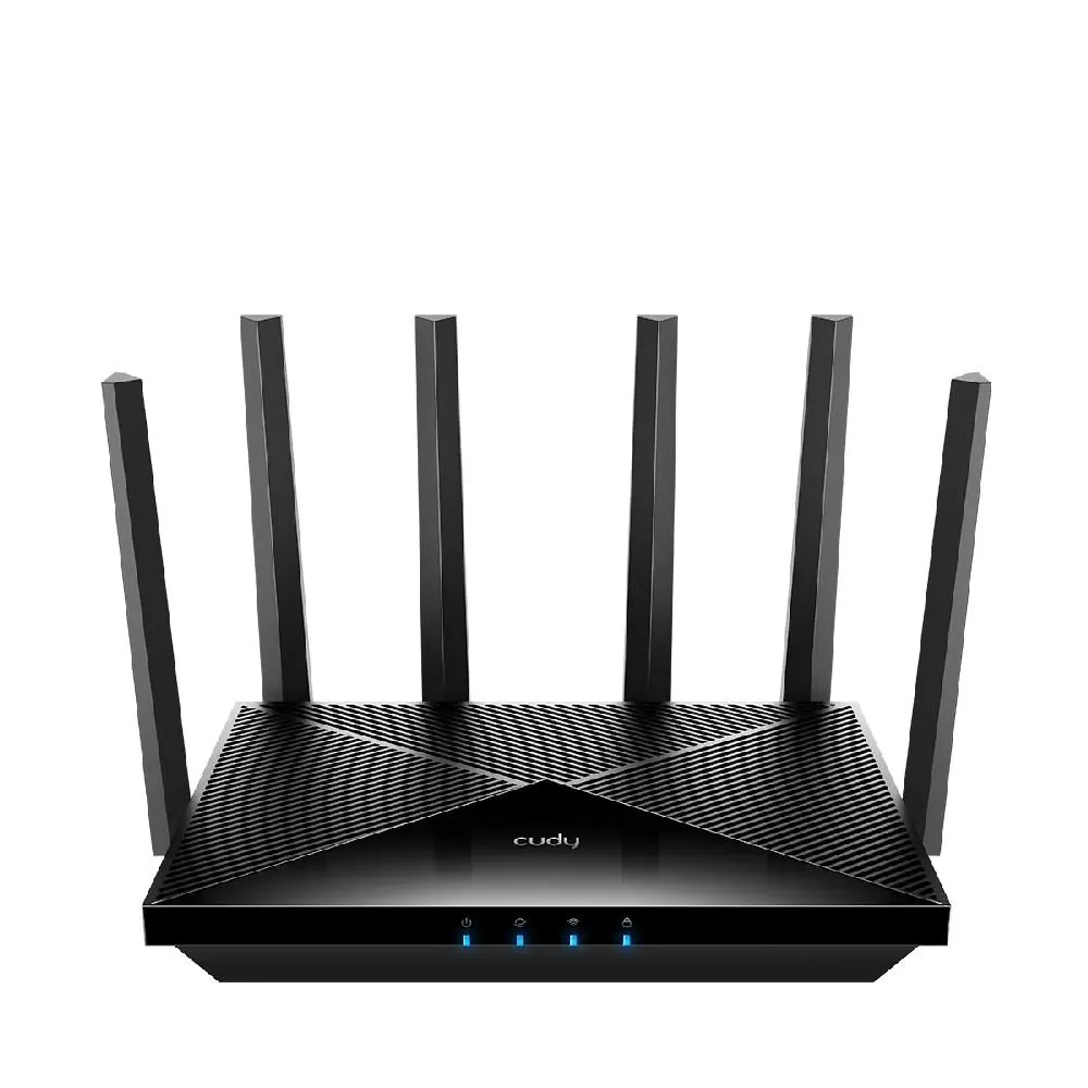 Ασύρματος δρομολογητής Cudy BE6500 2.5Ghz Gigabit Dual Band Wi-Fi 7, 1x1Gbps θύρα WAN, 4x10/100/1000, 6x5dBi κεραίες, μαύρο