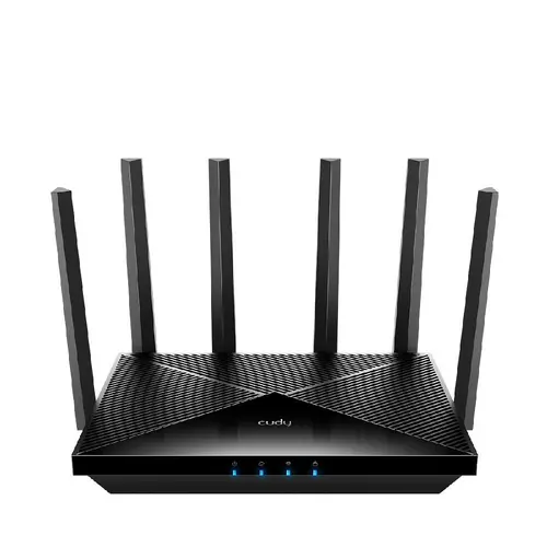Ασύρματος δρομολογητής Cudy BE6500 2.5Ghz Gigabit Dual Band Wi-Fi 7, 1x1Gbps θύρα WAN, 4x10/100/1000, 6x5dBi κεραίες, μαύρο - 1