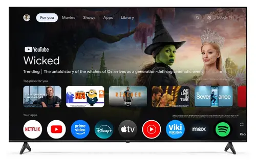 Телевизор, Sharp 85HP5265E, 85" QLED Google TV, 4K Ultra HD 3840x2160 Frameless, 1 000 000:1, AQUOS, DVB-T/T2/C/S/S2, Active Motion 1000, HDR10, Dolby Atmos, Dolby Vision, Google Assistant, Google Cast, HDMI 2.1 with eARC, 3.5mm Headphone jack / line-out, HARMAN/K - image 2