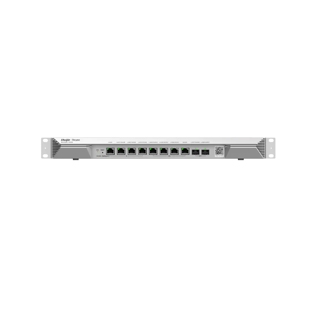 Рутер Ruijie RG-EG710XS, 4x2.5GE, 4x1GE,2x10GE SFP+, Cloud, OpenVPN,700 users - image 1