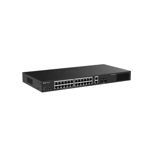 Комутатор Ruijie RG-ES228GS-LP, 24xGbE, 2xSFP, 16x PoE+, 250W, до 16 VLAN - image 3
