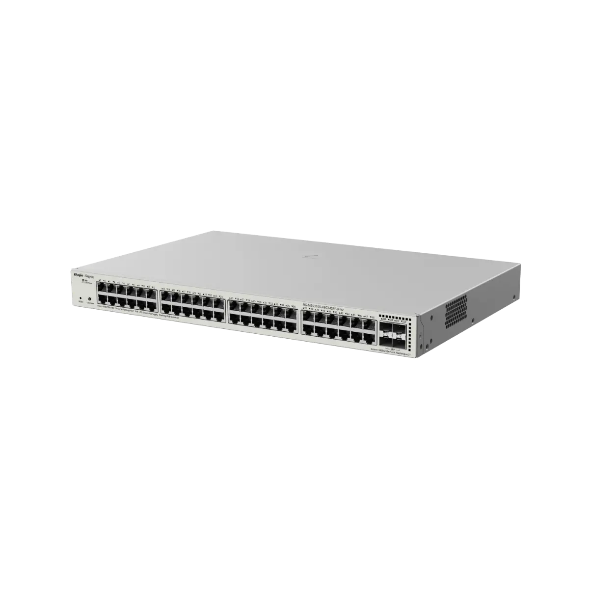 Комутатор Ruijie RG-NBS3100-48GT4SFP-P-V2, 48xGbЕ, POE+, 370 W, 4xSFP, L2 - image 3