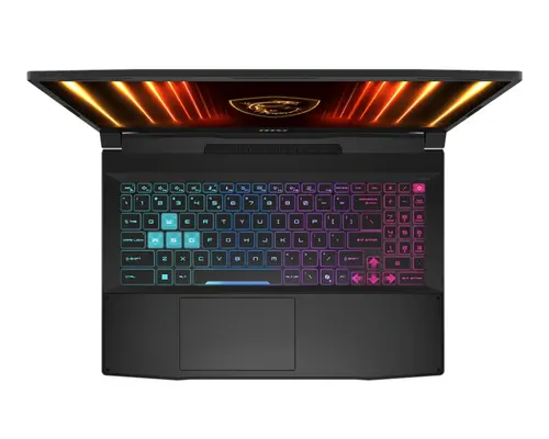 Лаптоп, MSI Katana 15 HX B14WEK, i7-14650HX (16C/24T 8P+8E up to 5.2 GHz), NVIDIA GeForce RTX 5050 8GB GDDR7 440 AI TOPS, 15.6" QHD (2560x1440) 165Hz, IPS-Level, 16GB DDR5 2x8 5600MHz, 1TB SSD Gen4x4, Intel WiFi 6E, BT5.3, 4 Zone RGB Kbd, NO OS, 2.4kg - image 3