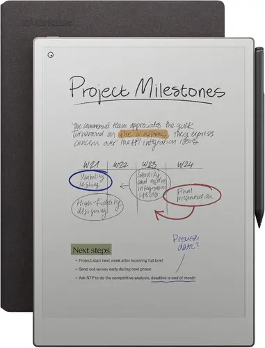 Tabletă reMarkable Paper Pro 11.8", cu stylus Marker Plus inclus, husă Book Folio gri