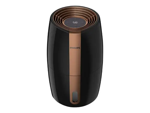 PHILIPS Овлажнител на въздух Серия 2000 Непрекъснато овлажняване за до 15 часа приложение Air+ за помещение до 32 м² черен