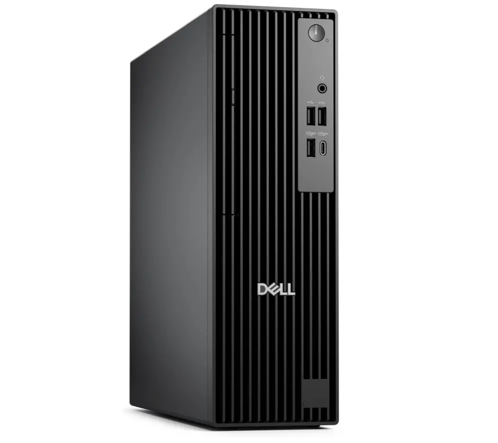 Настолен компютър, Dell Pro Slim QCS1255, AMD Ryzen 7 8700G (16 TOPS NPU, 8 cores, up to 5.1GHz), 16 GB: 1 x 16 GB, DDR5, up to 4800 MT/s, 512GB SSD, Integrated Graphics, Wi-Fi 6, Keyboard&Mouse, 180W, Win 11 Pro, 3Y PS