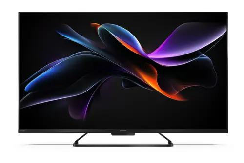 Телевизор, Sharp 43HR7265E, 43" QLED Google TV, 144 Hz, 4K Ultra HD 3840x2160 Frameless, AQUOS, DVB-T/T2/C/S/S2, Active Motion 1400, HDR10, Dolby Atmos, Dolby Vision, DTS:X, Google Assistant, Google Cast, HDMI 2.1 with eARC, VRR, 3.5mm Headphone jack / line-out - image 1