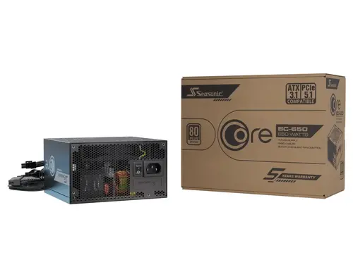 Seasonic sursă de alimentare PSU ATX 650W Bronze - CORE BC-650 - SRP-CBC651-A5A51JF - Compatibilă ATX 3.1 - 15
