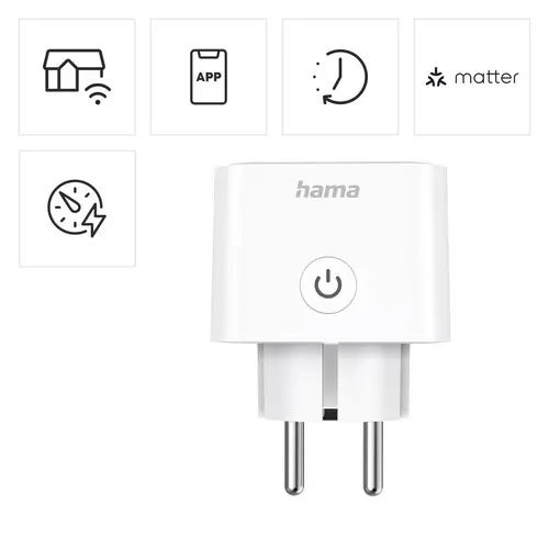 HAMA Смарт мини WiFi контакт 3680W, 16A с прил. за измерване на ен.консумация - image 10
