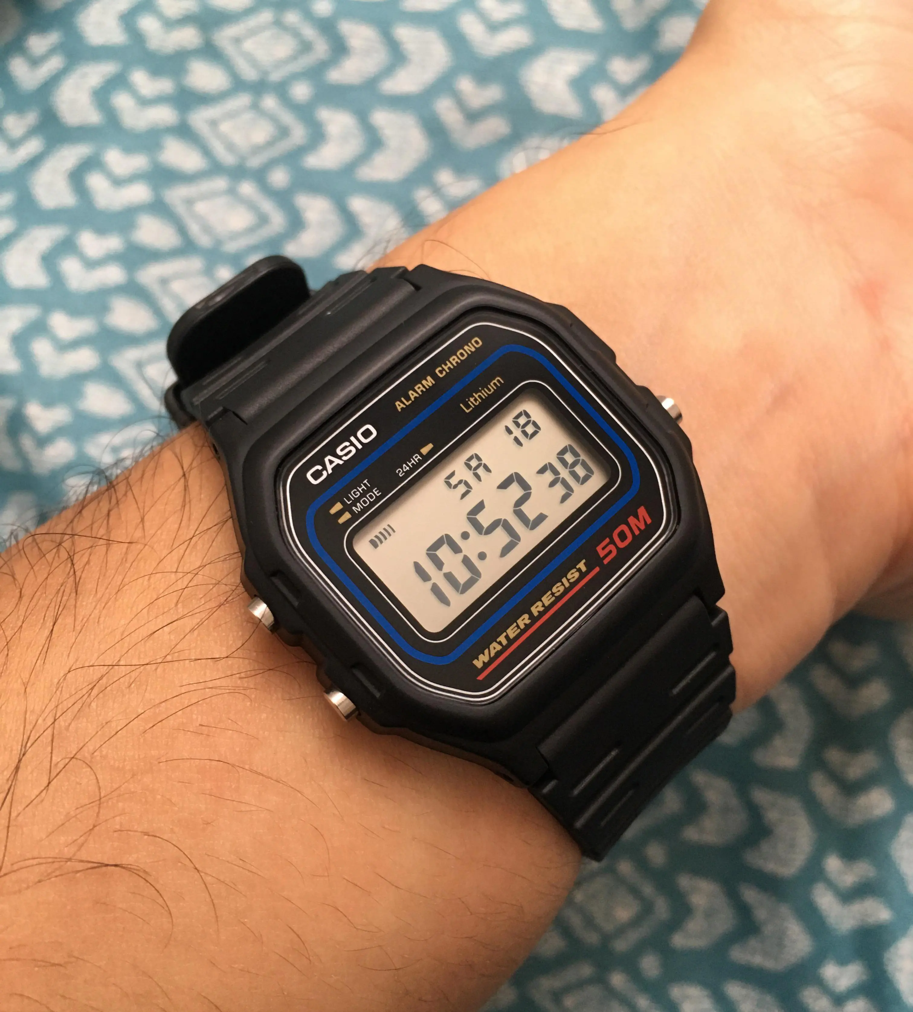 Ceas bărbătesc CASIO - Casio Collection - W-59-1VQD - image 1