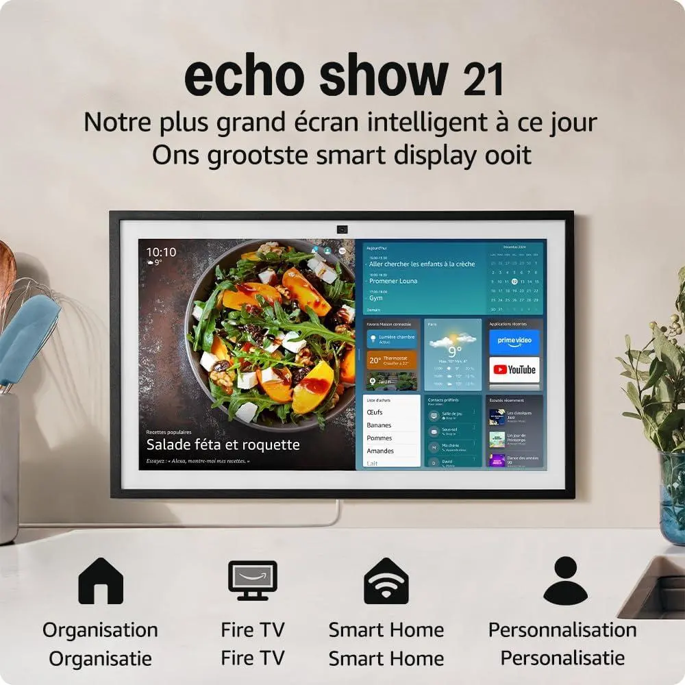 Amazon Echo Show 21 Smart display 21" FHD + Fire TV , Alexa, дисплей за визуализация - image 1