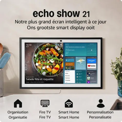 Amazon Echo Show 21 Smart display 21" FHD + Fire TV , Alexa, дисплей за визуализация - image 1