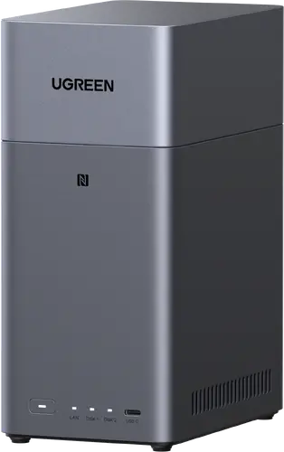 UGREEN 2-Bay RK3576 DDR4X 4GB RAM 32GB eMMC System Drive, 1GbE HDMI 4K 60Hz,no HDDs, DH2300 - image 1