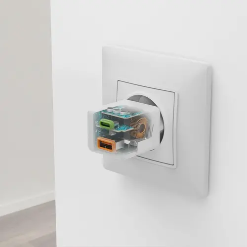 HAMA Бързо мини зарядно 1x USB-C, 1x USB-A, PD, 20 W, бяло - image 10