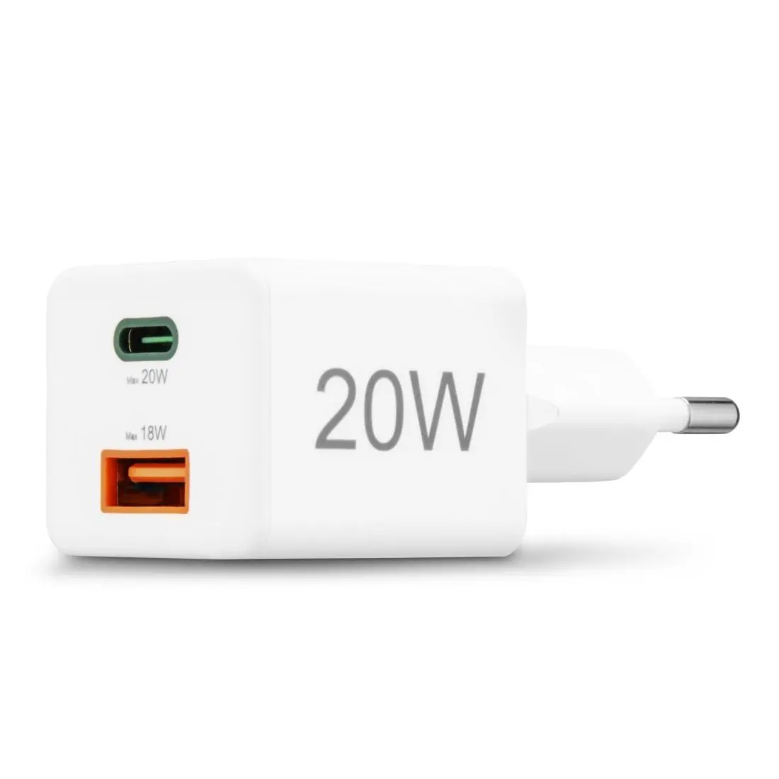 HAMA Бързо мини зарядно 1x USB-C, 1x USB-A, PD, 20 W, бяло - image 12