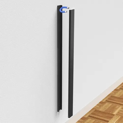 HAMA Магнитен кабелен канал , 90 см, за стенен монтаж, черен - image 7