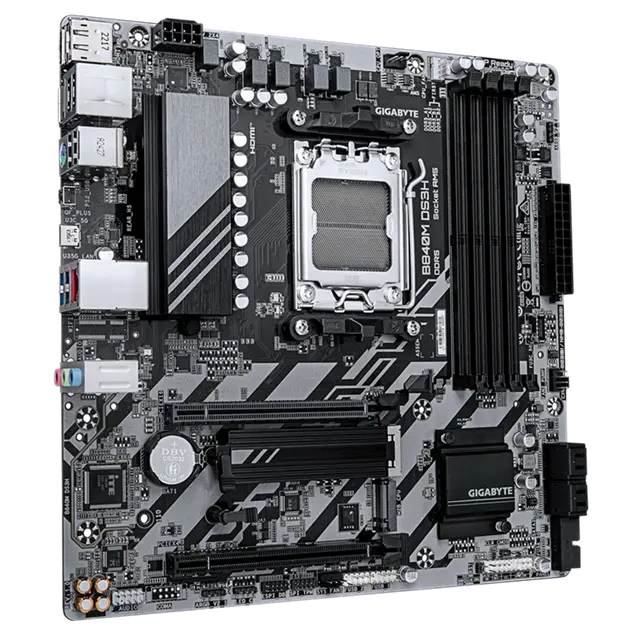 Дънна платка, GIGABYTE GB B840M DS3H WF6 / AM5 - image 1