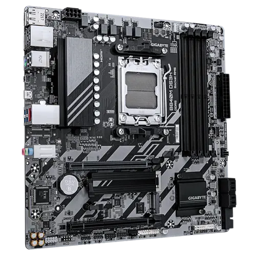 Дънна платка, GIGABYTE GB B840M DS3H WF6 / AM5 - image 1